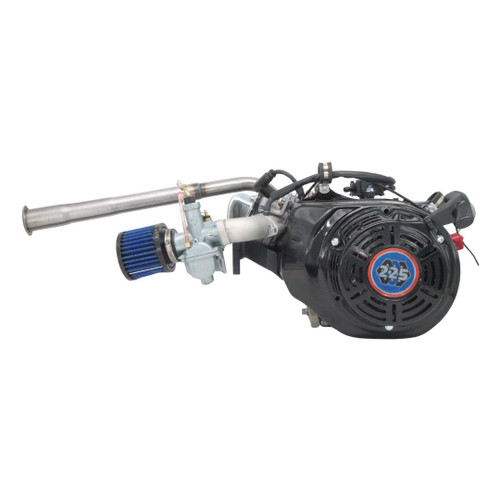 Header Pipe, Rascal Drag Mini Bike, Center Exit w/ Trumpet (GPS-5050T)