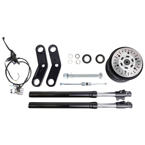 Premium Front Suspension Kit, Mega Moto 212 (PREMIUMKIT-MM212) Black