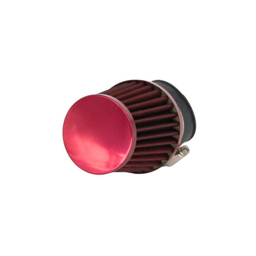 48mm High-Flow Angled Air Filter - Red (45-Degree Bend) (48FILTER-RED)