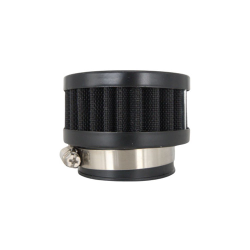 48mm Universal High-Flow Straight Air Filter - Black (48FILTER-BLACK)