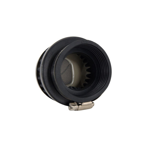 48mm Universal High-Flow Straight Air Filter - Black (48FILTER-BLACK)