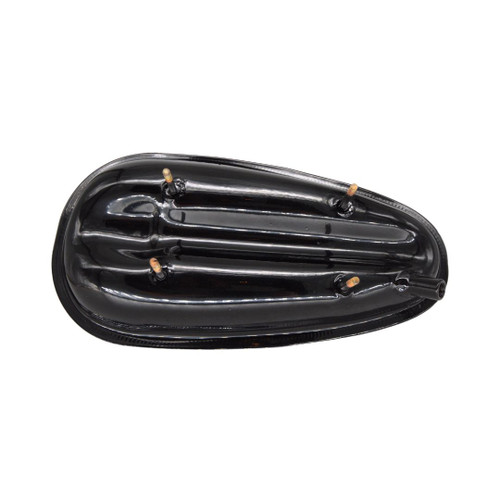 2L "Whizzer" Style Teardrop Gas Tank (Black) - Motorized Bicycle Fitment (WHIZZER)