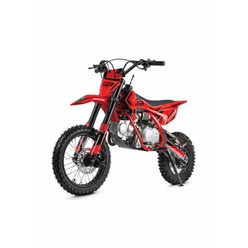 FRP Moto FX125 125cc Dirt Bike – 14"/12" Small Wheel, 4-Speed Manual (FRP-FX125SM) Red