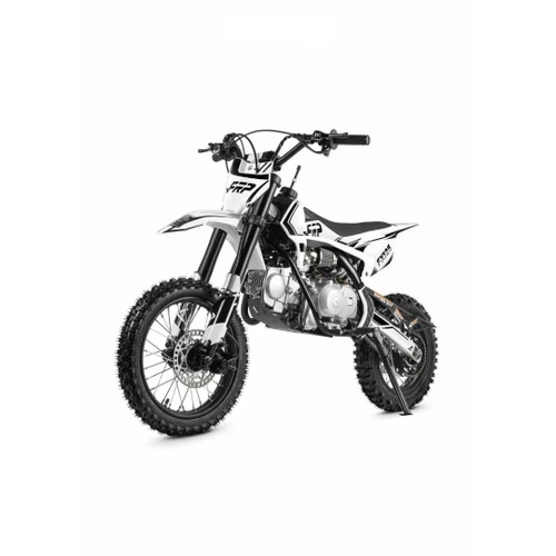 FRP Moto FX125 125cc Dirt Bike – 14"/12" Small Wheel, 4-Speed Manual (FRP-FX125SM) White