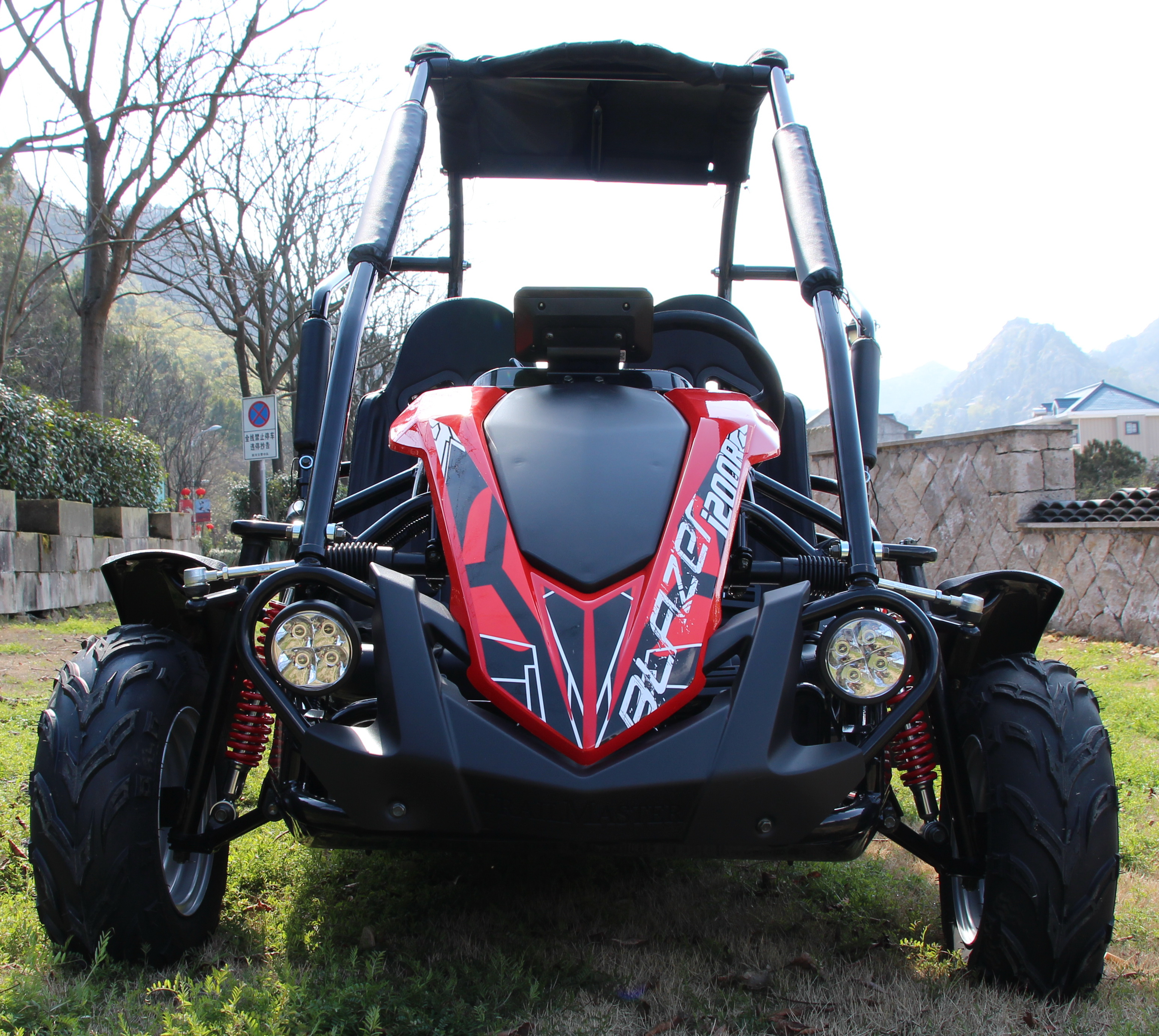 The all new TrailMaster Blazer i200R Electric Mid-Sized Go-Kart for kids, teens, and young adults.