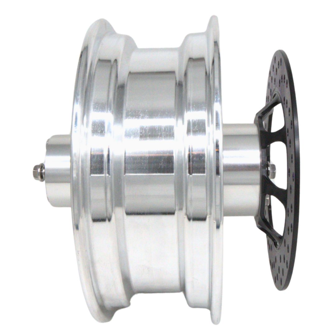 10" GPS Machined Aluminum Rear Wheel For Fat Tire Minibikes (GPSFTREAR)