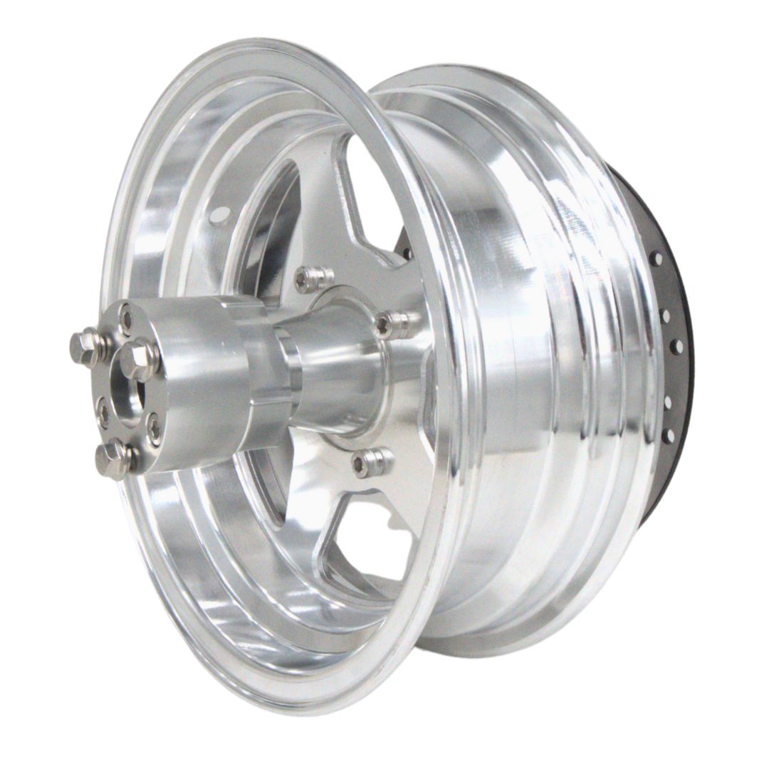 10" GPS Machined Aluminum Rear Wheel For Fat Tire Minibikes (GPSFTREAR)