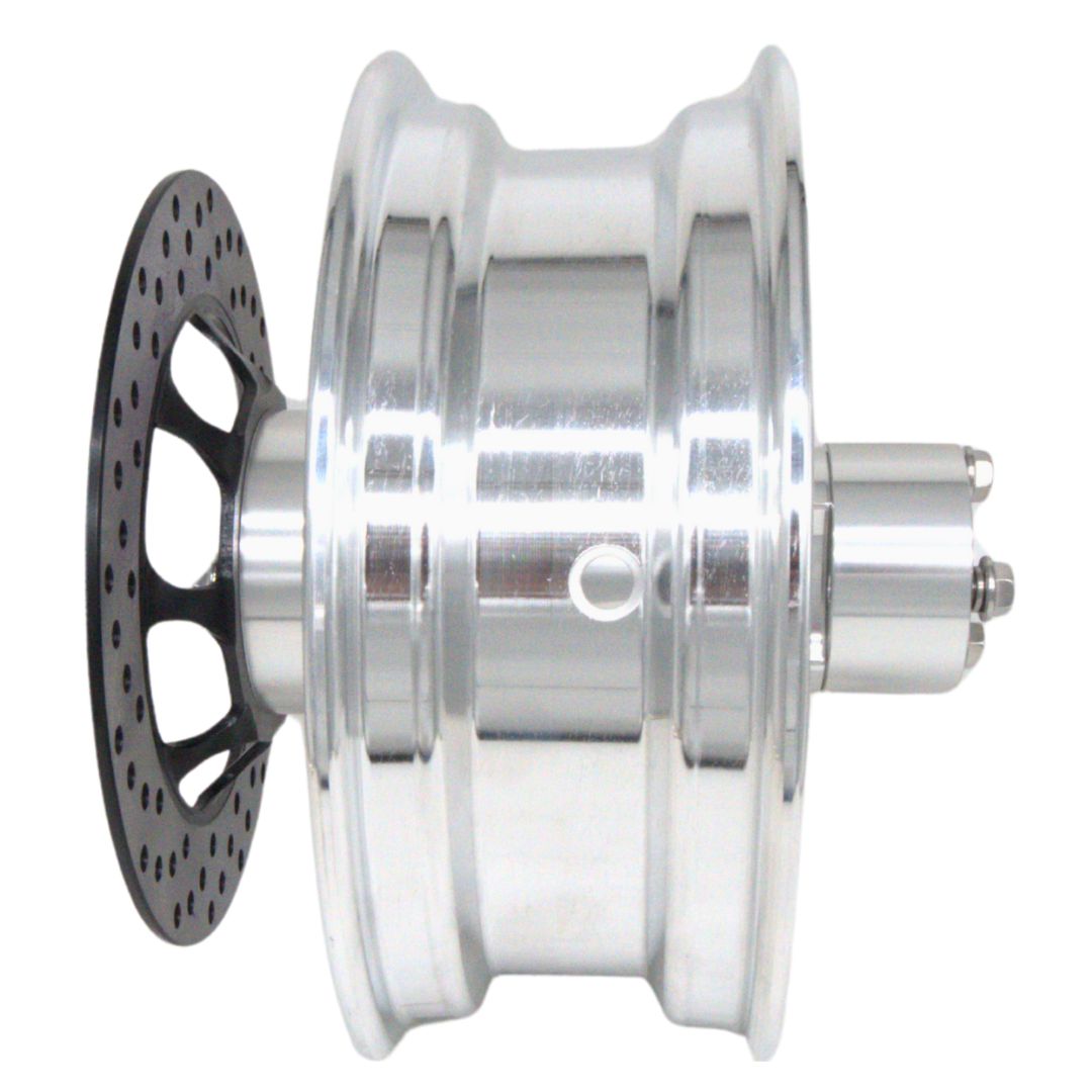 10" GPS Machined Aluminum Rear Wheel For Fat Tire Minibikes (GPSFTREAR)