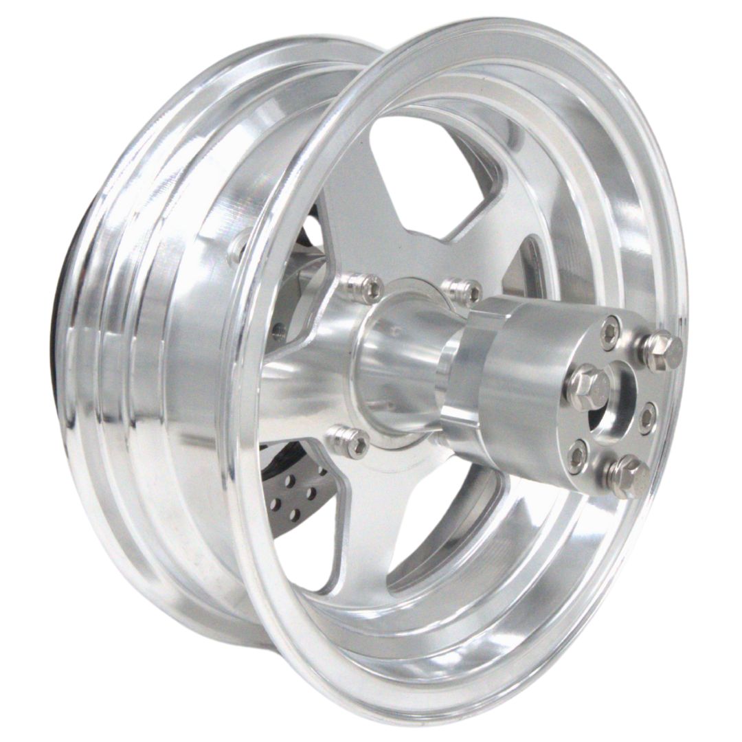 10" GPS Machined Aluminum Rear Wheel For Fat Tire Minibikes (GPSFTREAR)