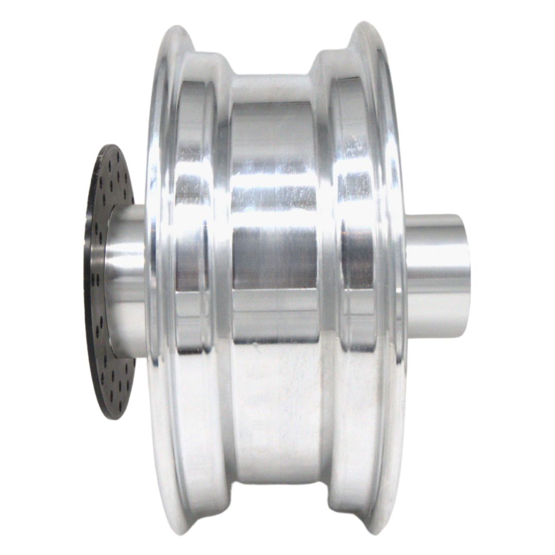 10" GPS Machined Aluminum Front Wheel For Fat Tire Minibikes, 155MM Brake Disc (GPSFTFRONT155)