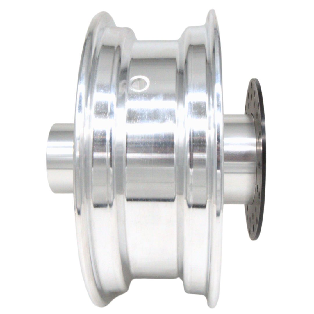 10" GPS Machined Aluminum Front Wheel For Fat Tire Minibikes, 155MM Brake Disc (GPSFTFRONT155)