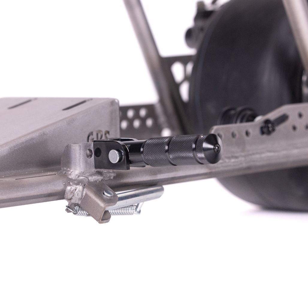 Rascal GT Mini Bike Drag Kit (RASCALGTDRAG) Left Foot Peg and Kick Stand