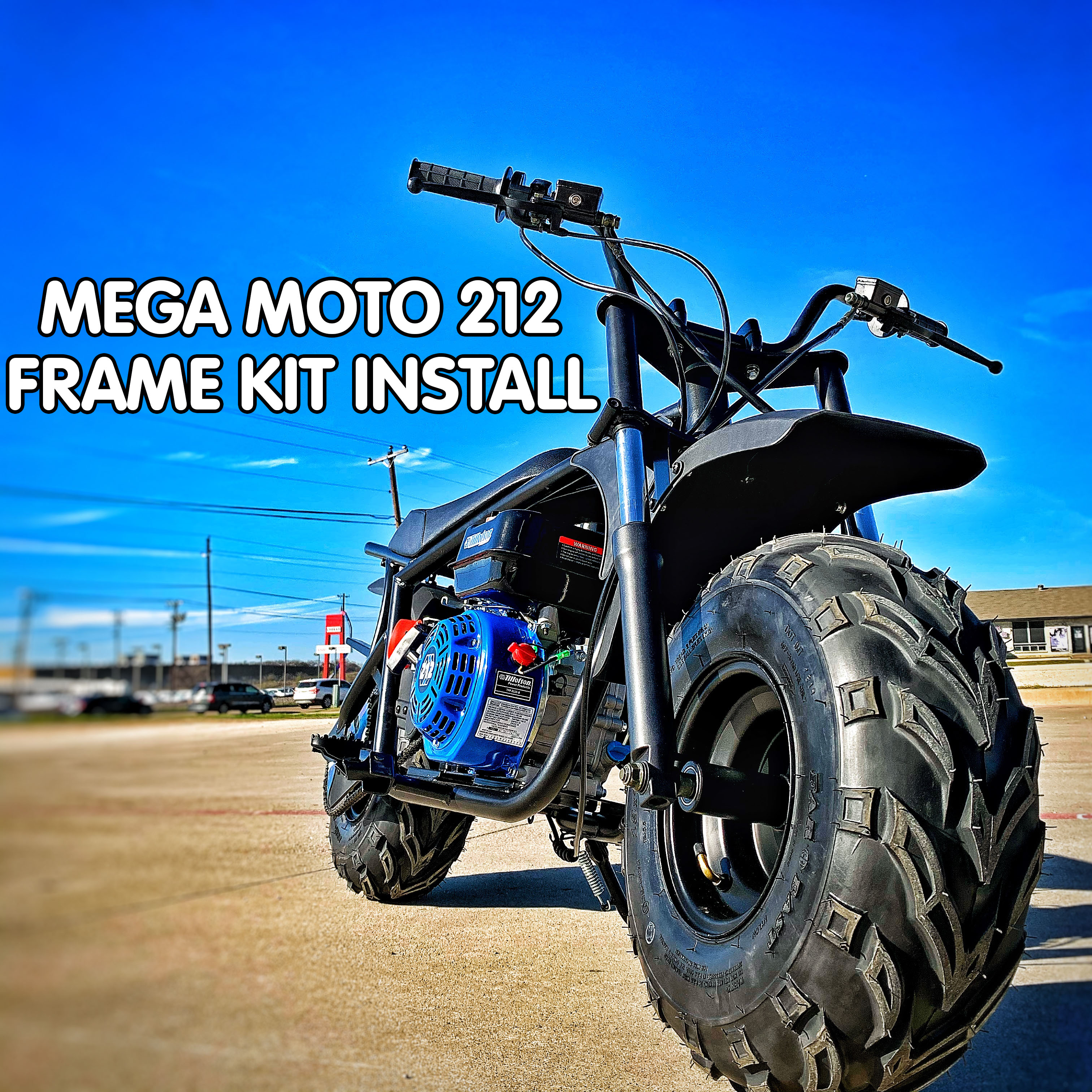 monster moto mini bike frame