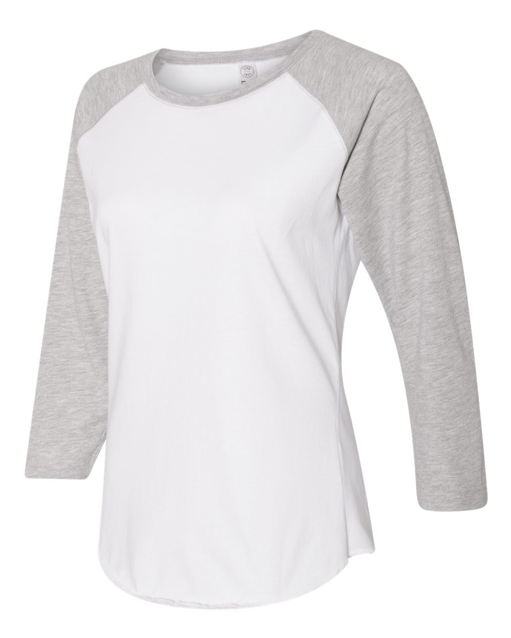 Custom Vintage Baseball Tee - Unisex 3/4 Sleeve Raglan T-Shirt | Personalized White/Black Tops from Customized Girl