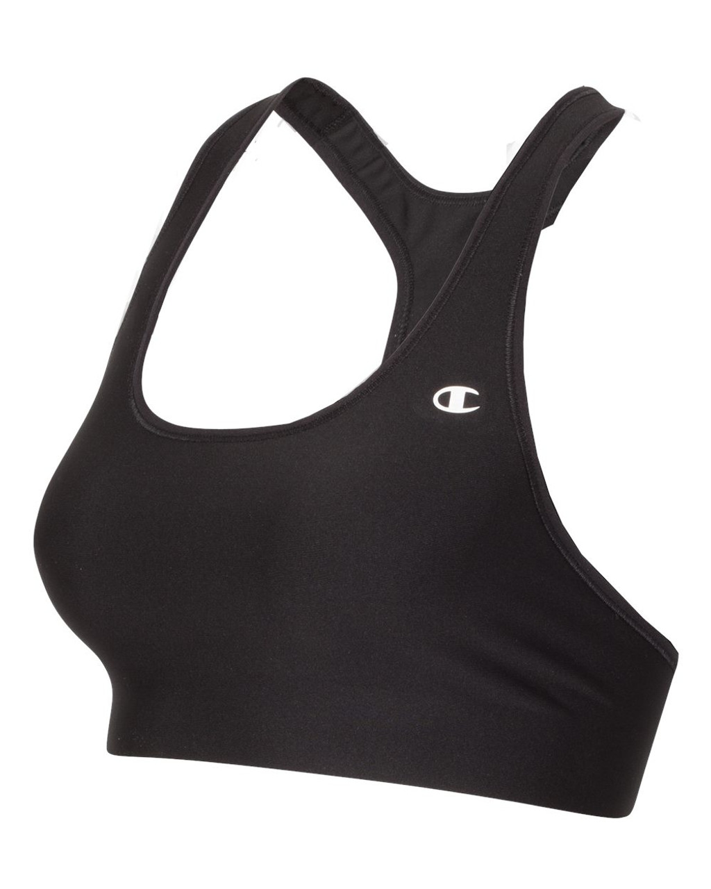 Champion Women's Absolute Sports Bra with SmoothTec Band, Black, X