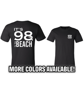 Ninety Eight Beach Tee Black Colors Ninety Eight Beach Tee Black Colors