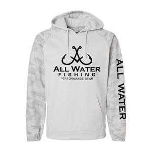 All Water Fishing PG Hooded Sweatshirt Aluminum Grey All Water Fishing PG Hooded Sweatshirt Aluminum Grey
