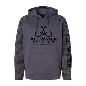 All Water Fishing PG Hooded Sweatshirt Graphite All Water Fishing PG Hooded Sweatshirt Graphite