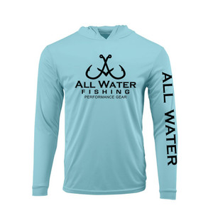 All Water Fishing PG Tee Aqua Blue All Water Fishing PG Tee Aqua Blue