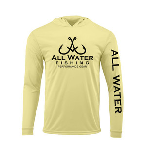 All Water Fishing PG Tee Pale Yellow All Water Fishing PG Tee Pale Yellow