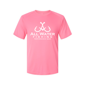 All Water Fishing PG Tee Neon Pink New All Water Fishing PG Tee Neon Pink New
