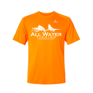 All Water Fishing PG Tee Neon Orange New All Water Fishing PG Tee Neon Orange New