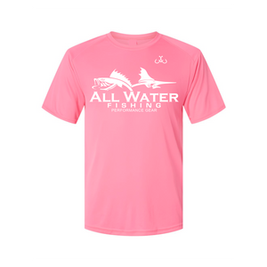 All Water Fishing PG Tee Neon Pink New All Water Fishing PG Tee Neon Pink New