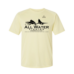 All Water Fishing PG Tee Pale Yellow New All Water Fishing PG Tee Pale Yellow New