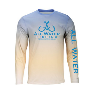All Water Fishing PG Tee Bimini Blue/Peach/Cyan All Water Fishing PG Tee Bimini Blue/Peach/Cyan