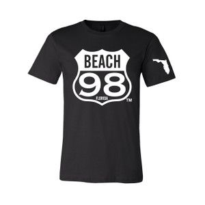 Ninety Eight Beach Tee Black Front