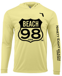 Ninety Eight Beach Tee Pale Yellow Ninety Eight Beach Tee Pale Yellow