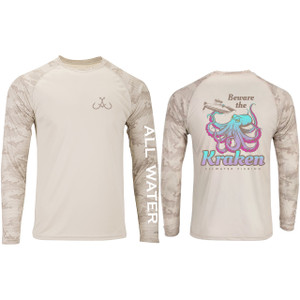 All Water Fishing PG Tee Front and Back Sand All Water Fishing PG Tee Front and Back Sand