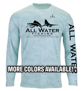 All Water Fishing PG Tee Aqua Colors 2