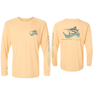 Destin Nation Beach Gear Tee Front and Back Peach Destin Nation Beach Gear Tee Front and Back Peach