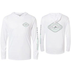 Destin Nation Beach Gear Front-Back White Destin Nation Beach Gear Front-Back White