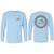 Destin Nation Beach Gear Tee Front and Back Blue Mist