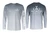 All Water Fishing PG Tee Front Back Charcoal/Light Charcoal/White