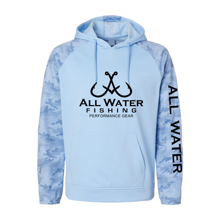 All Water Fishing PG Hooded Sweatshirt Blue Mist