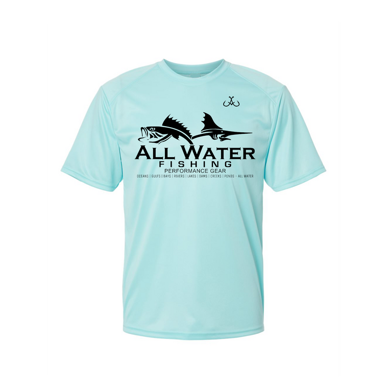 All Water Fishing PG Tee Aqua Blue