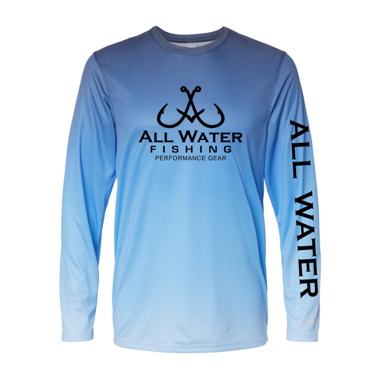 All Water Fishing PG Tee Navy/Blue Mist
