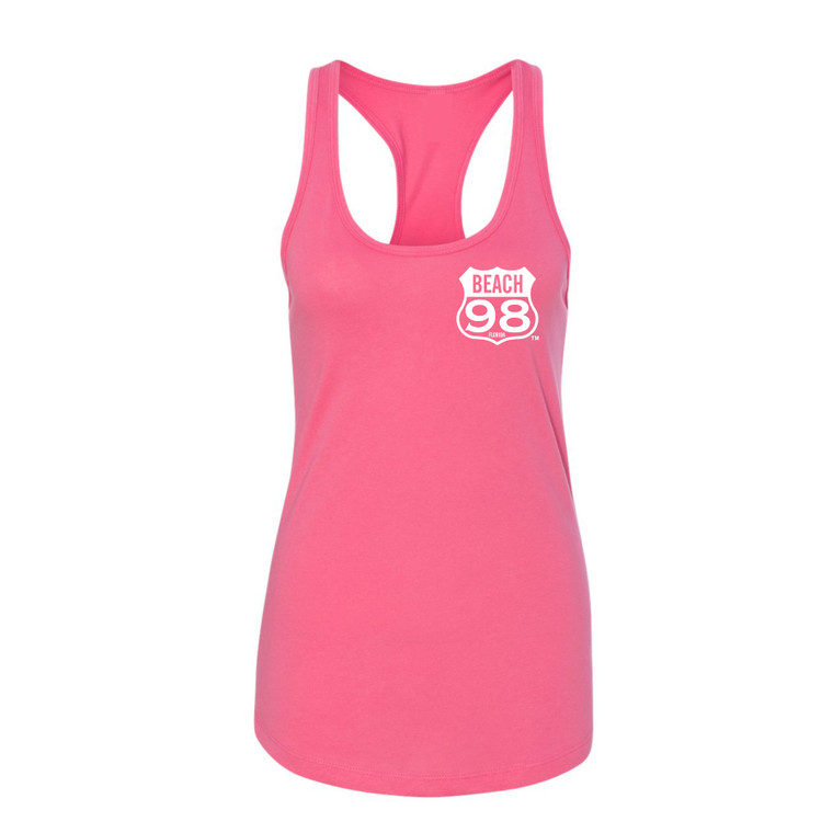 Ninety Eight Beach Gear Front Hot Pink