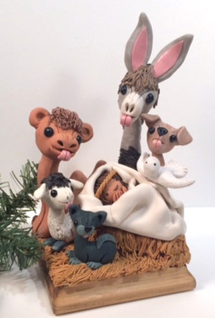 Edna Nativity with Dove