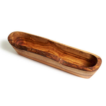 Olive Wood Rustic Bread Basket