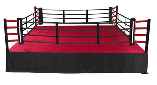Dual Level Drop-N-Lock Competition Boxing Ring