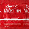 Kimono MicroThin lubricated condoms