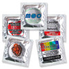 Custom Labeled Condoms are fully custom labeled with your desired message. Available in assorted colors or natural color latex condoms.