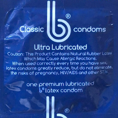 b condoms Classic Ultra Lubricated Condoms