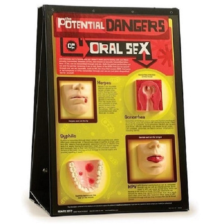Potential Dangers of Oral Sex 3 D Display