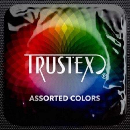 Trustex Assorted Colors lubricated condoms