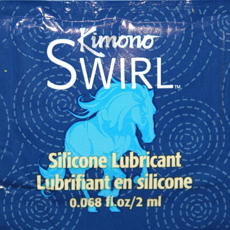 Kimono Swirl Silicone Personal Lubricant 2ml lube foil by Mayer Laboratories